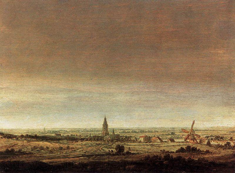 Hercules Seghers Landscape with City on a River